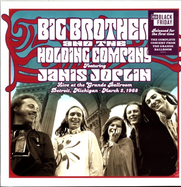 Big Brother and The Holding Company-Live At The Grande Ballroom Detroit Michigan March 2 1968-LP Vinyl