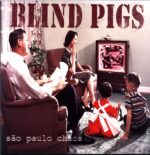 Blind Pigs-São Paulo Chaos-clear with oxblood black and white splatter12 Vinyl