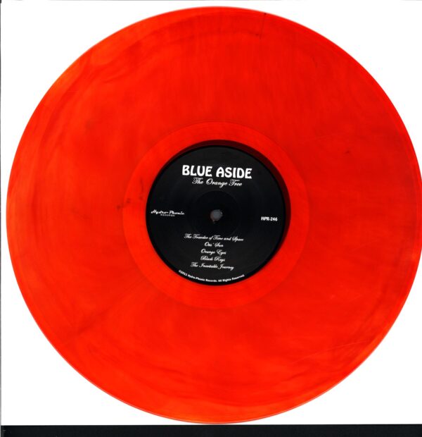 Blue Aside-The Orange Tree red orange marble-12 Vinyl