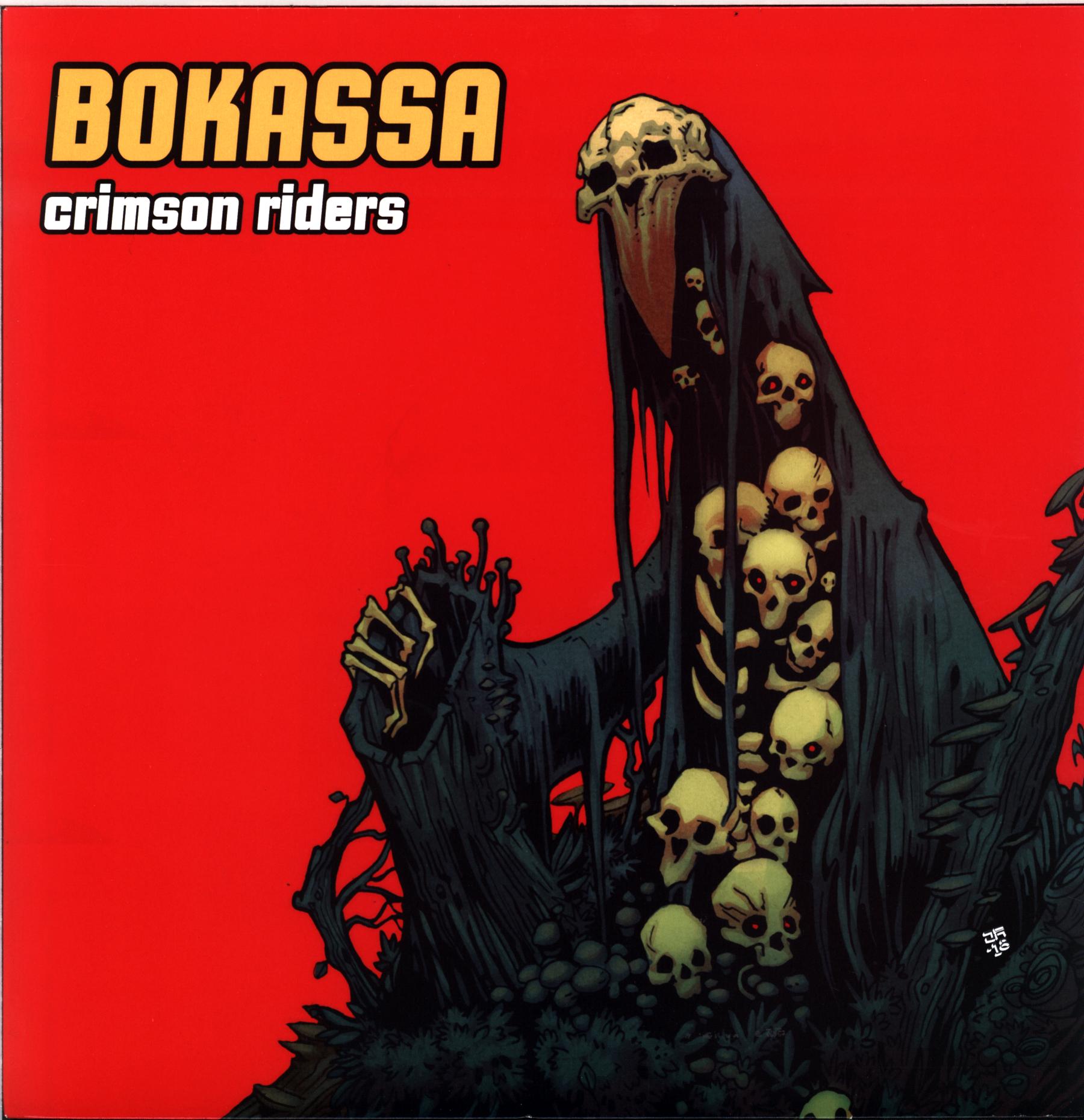 Bokassa-Crimson Riders-clear blue LP Vinyl-1 Bokassa-Crimson Riders-clear blue LP Vinyl
