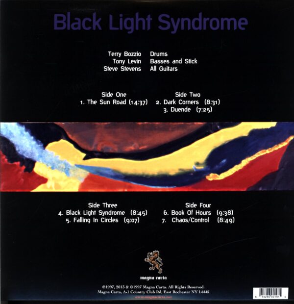 Bozzio Levin Stevens-Black Light Syndrome blue-LP Vinyl