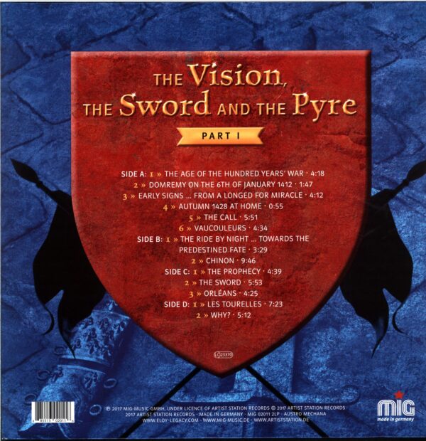 Eloy-The Vision The Sword And The Pyre - Part I-LP Vinyl