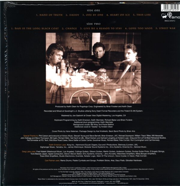 Emerson Lake and Palmer-In The Hot Seat-LP Vinyl