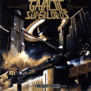 Galactic Superlords-Freight Train blue splatter-LP Vinyl