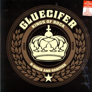 Gluecifer-Kings Of Rock (B-Sides And Rarities 1994-2005)-yellow with black streaks LP Vinyl