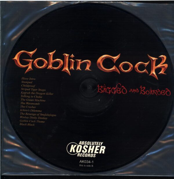 Goblin Cock-Bagged And Boarded-picture LP Vinyl