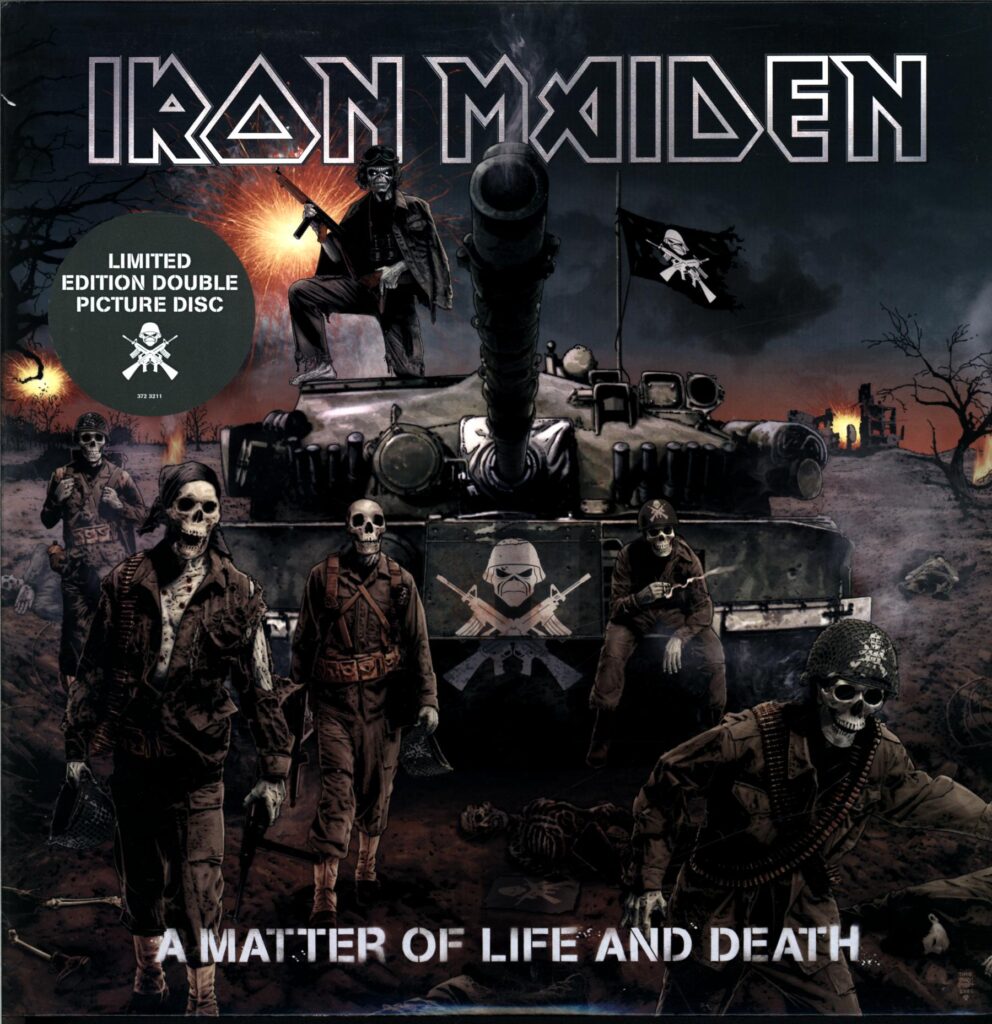 Iron Maiden-A Matter Of Life And Death Picture Disc signed-LP Vinyl