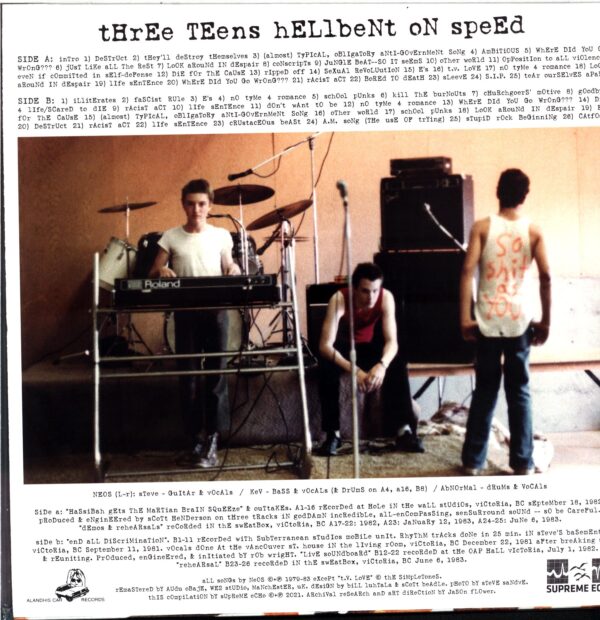 Neos-Three Teens Hellbent On Speed-LP Vinyl