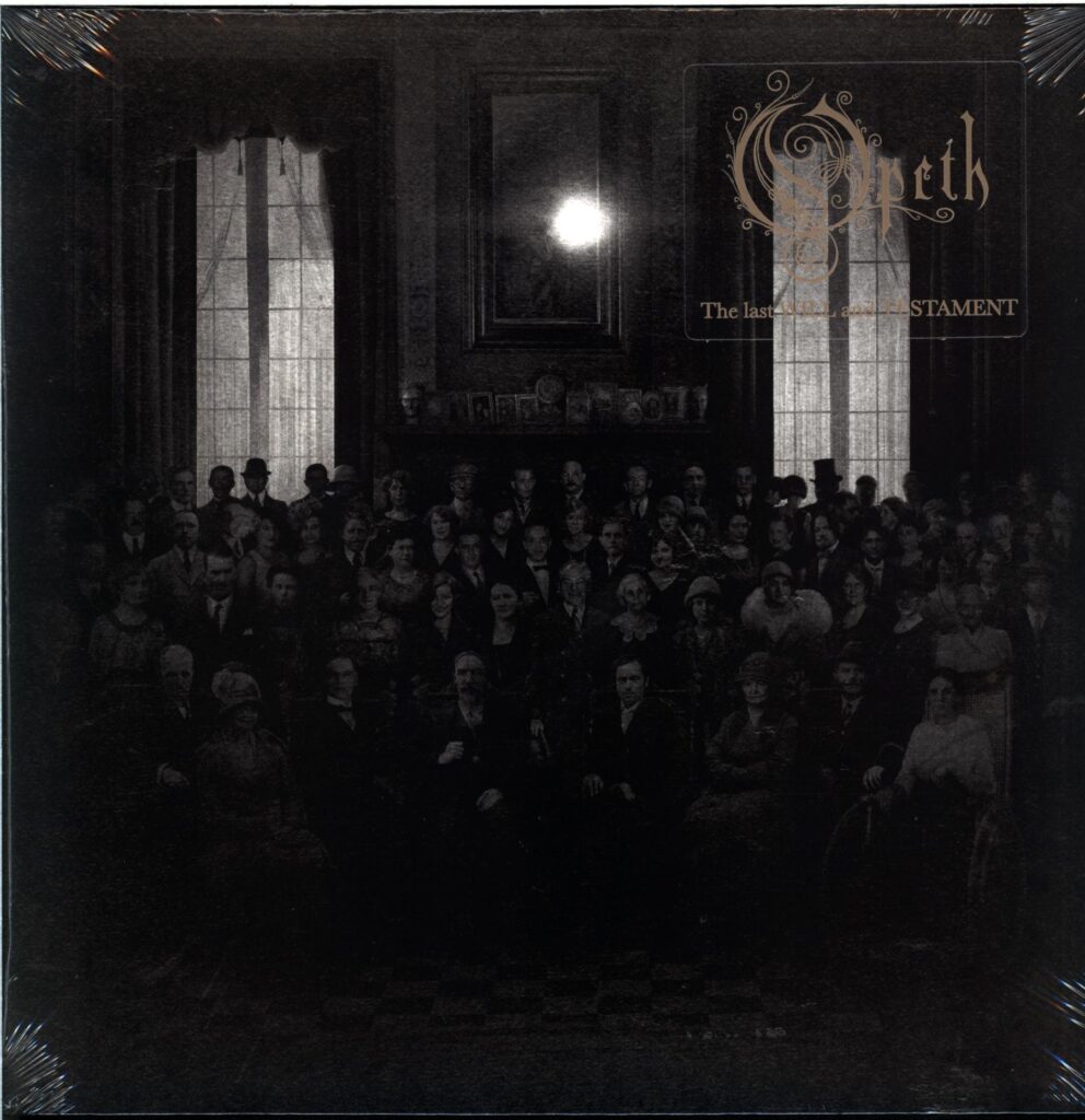 Opeth – The Last Will And Testament white brown black ink spot-LP Vinyl