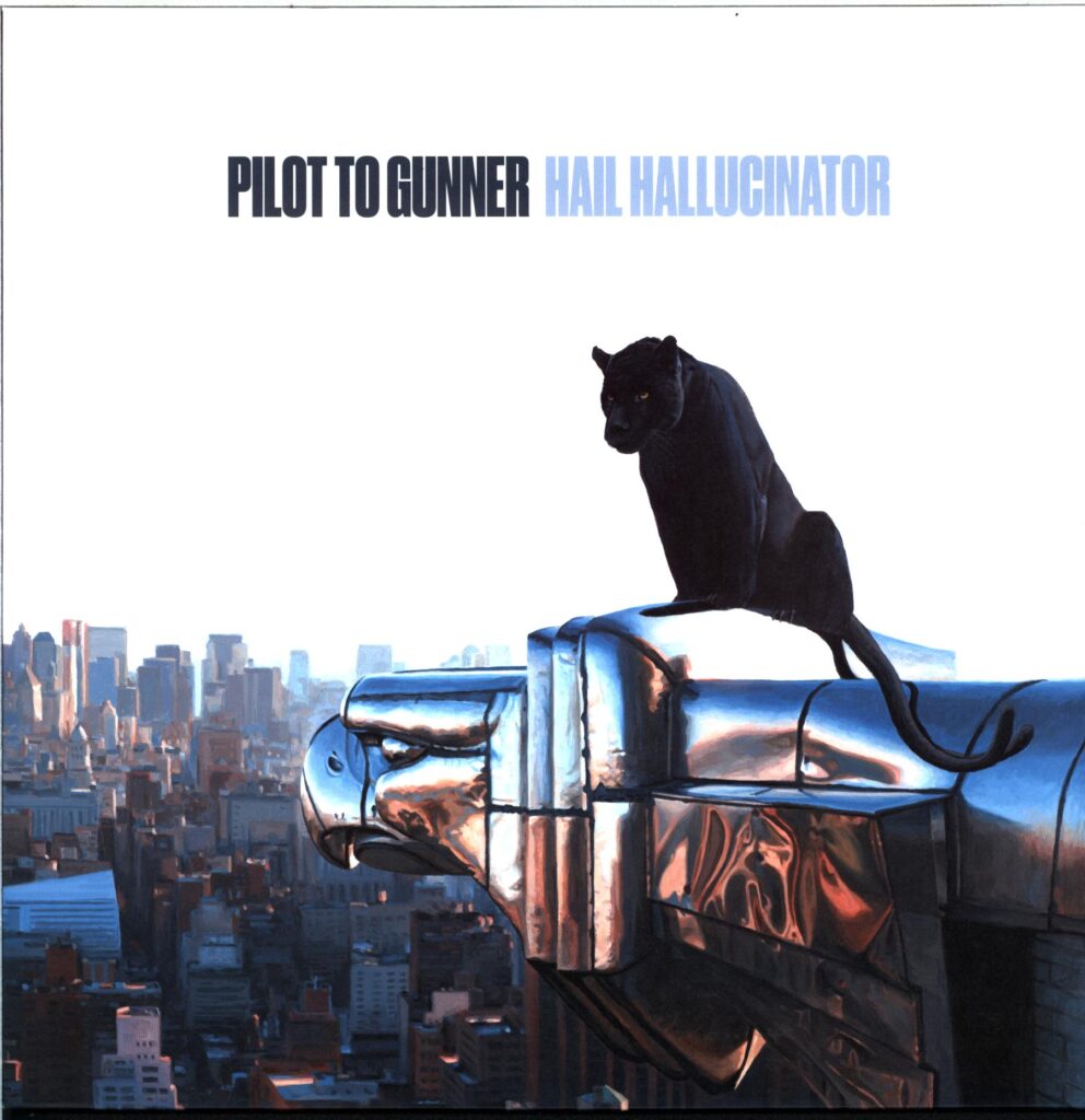 Pilot To Gunner-Hail Hallucinator- clear blue silver marbled LP Vinyl