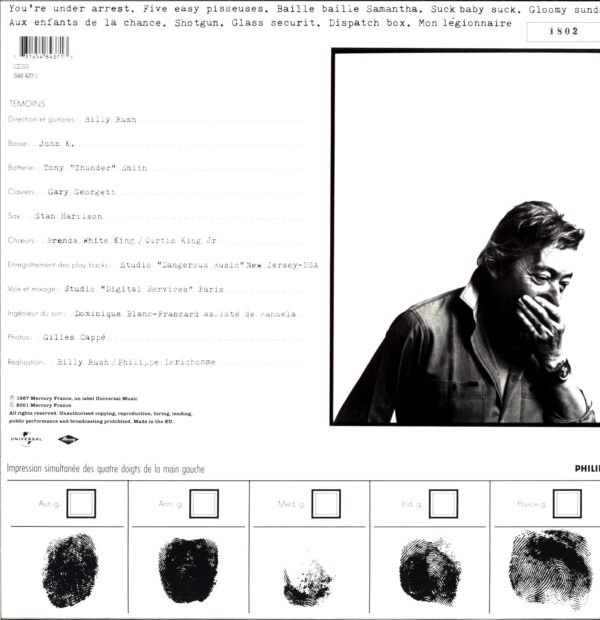 Serge Gainsbourg-You're Under Arrest RE 2001-LP Vinyl