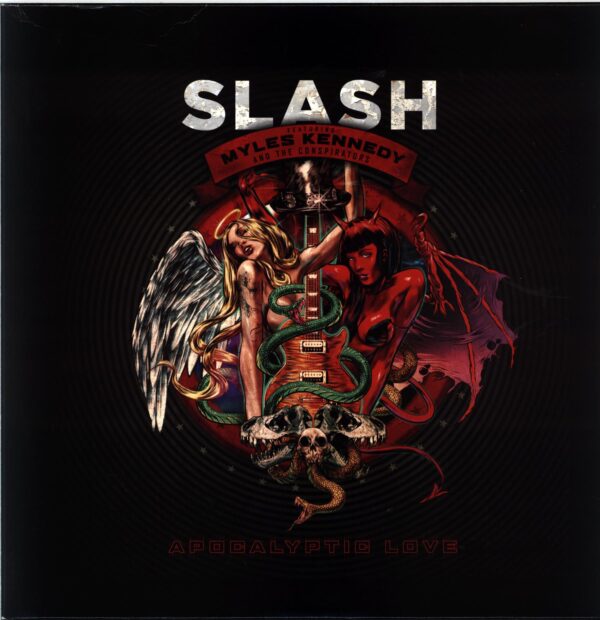 Slash-Apocalyptic Love-white and red LP Vinyl
