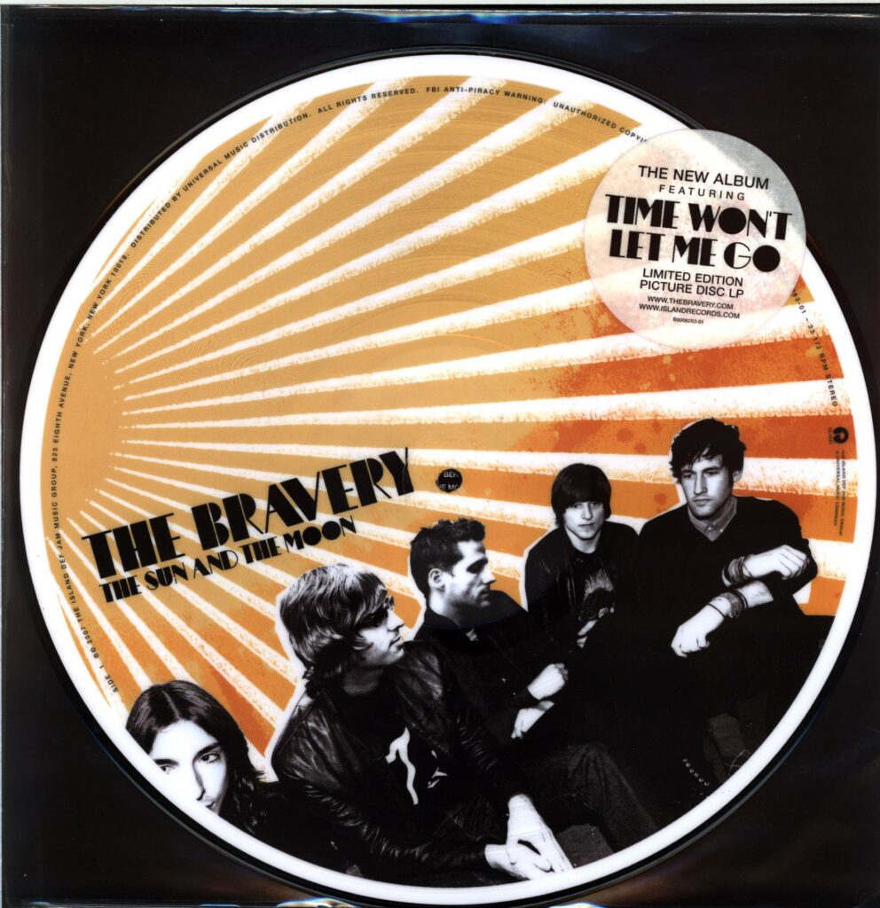 The Bravery-The Sun And The Moon-picture LP Vinyl