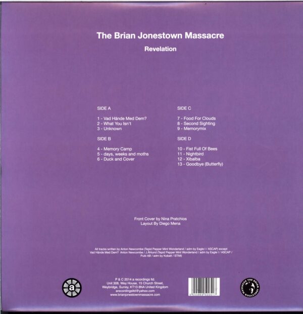 The Brian Jonestown Massacre-Revelation-blue LP Vinyl