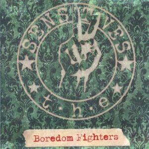 The Sensitives-Boredom Fighters-white marbled LP Vinyl