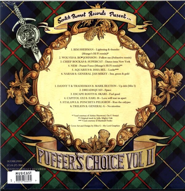 Various-Scotch Bonnet Records Present... Puffer's Choice Vol II-LP Vinyl