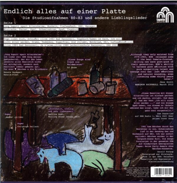 Bärchen Und Die Milchbubis-Endlich Komplett Betrunken-LP Vinyl-1