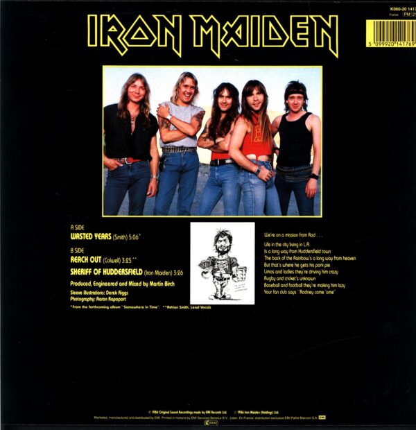 Iron Maiden-Wasted Years-12 Vinyl