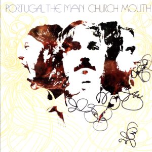 Portugal. The Man-Church Mouth red signed-LP Vinyl