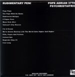 Rudimentary Peni-Pope Adrian 37th Psychristiatric-LP Vinyl