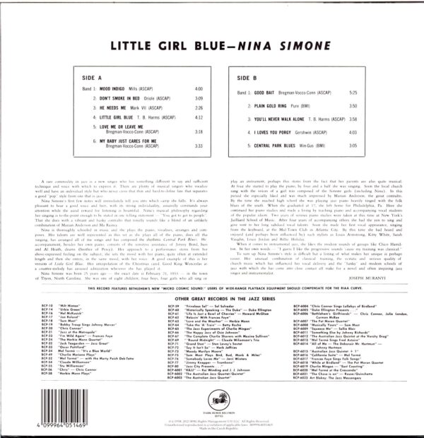 Nina Simone-Little Girl Blue-pink LP Vinyl