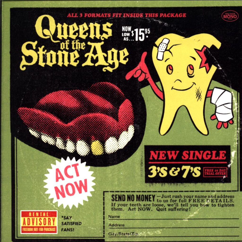 Queens Of The Stone Age-3s And 7s-7 Vinyl