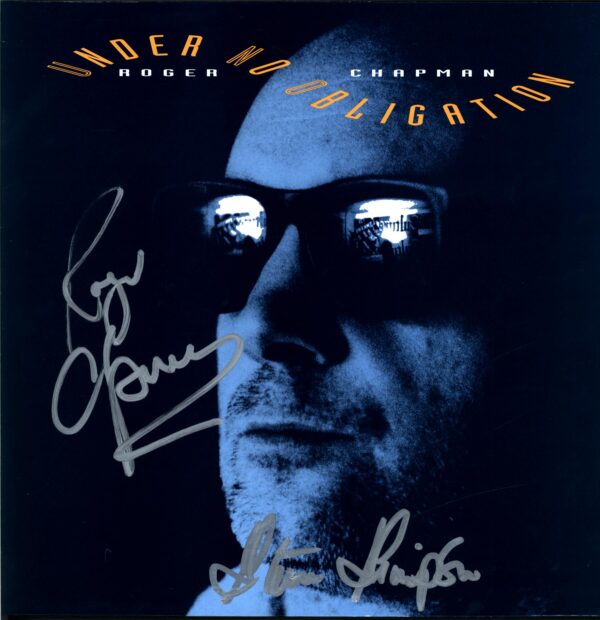 Roger Chapman-Under No Obligation signed-LP Vinyl