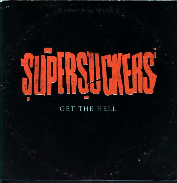 Supersuckers-Get The Hell white marbled signed-LP Vinyl