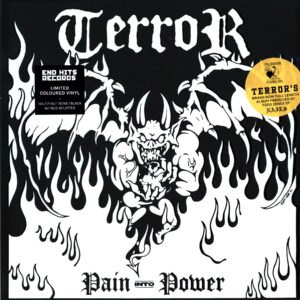 Terror-Pain Into Power bone black splatter-LP Vinyl