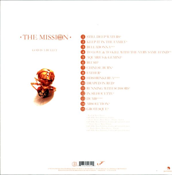 The Mission-God Is A Bullet white-LP Vinyl