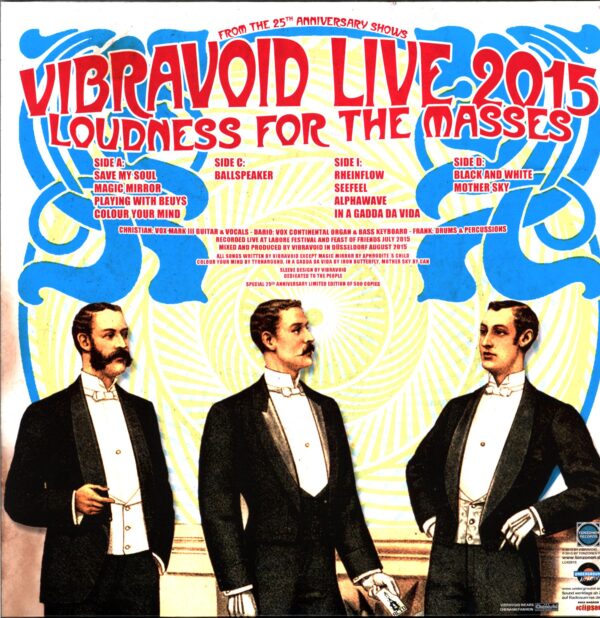 Vibravoid-Loudness For The Masses - Live In Concert 2015 clear-LP Vinyl