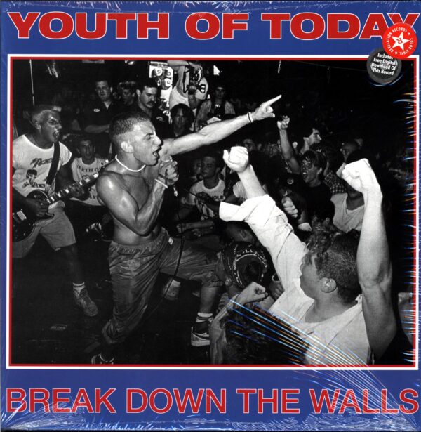 Youth Of Today-Break Down The Walls clear red-LP Vinyl