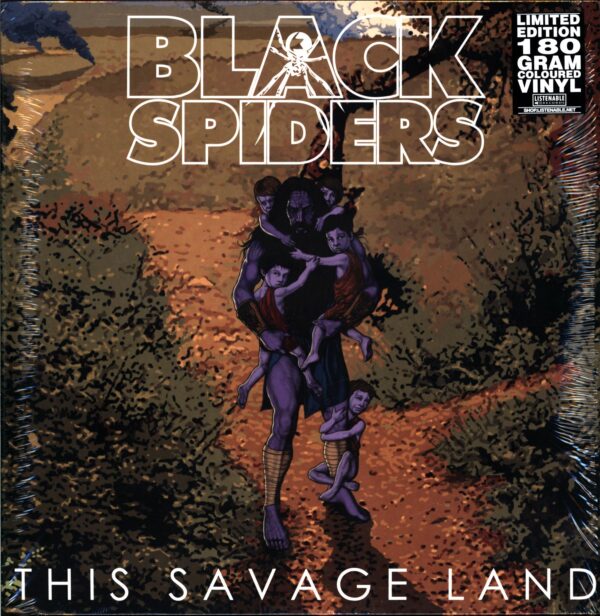 Black Spiders-This Savage Land gold-LP Vinyl