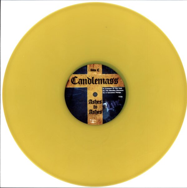 Candlemass-Ashes To Ashes - Live blue yellow-LP Vinyl