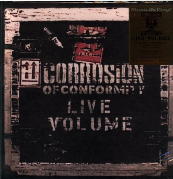 Corrosion Of Conformity-Live Volume-silver LP Vinyl