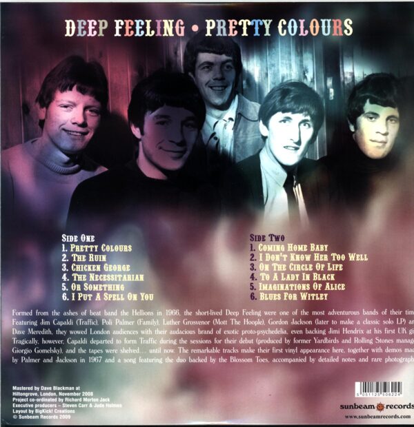 Deep Feeling-Pretty Colours-LP Vinyl