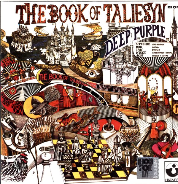 Deep Purple-The Book Of Taliesyn-white LP Vinyl