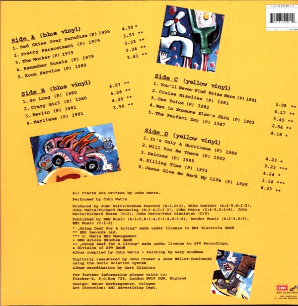 Fischer-Z-The Best-LP Vinyl