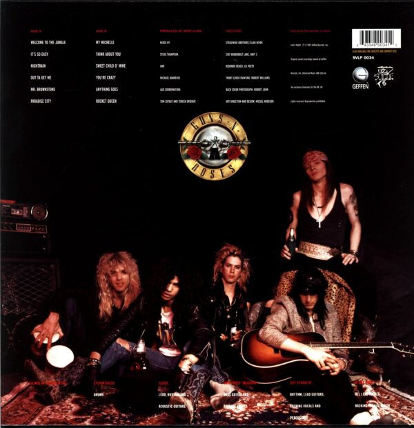 Guns N' Roses-Appetite For Destruction Simply Vinyl Reissue 1998-LP Vinyl