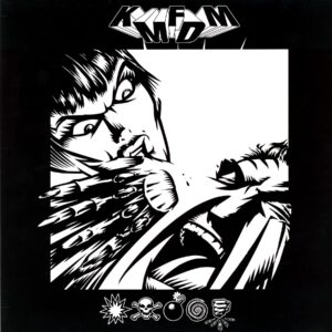 KMFDM-Symbols black and white sleeve-LP Vinyl