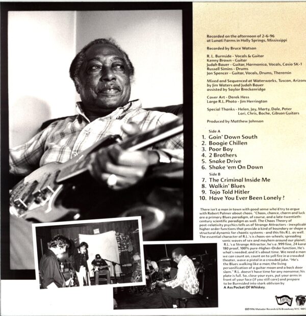 R.L. Burnside-A Ass Pocket Of Whiskey-signed LP Vinyl