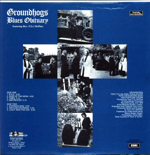 The Groundhogs-Blues Obituary RE Italy 1999-LP Vinyl