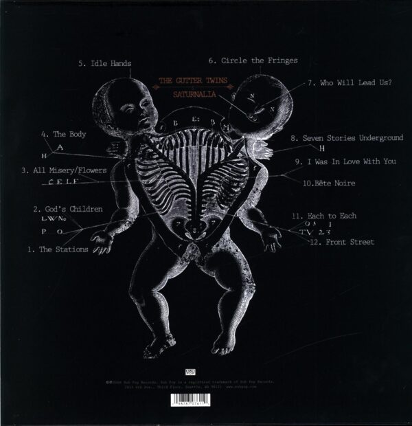 The Gutter Twins-Saturnalia-LP Vinyl