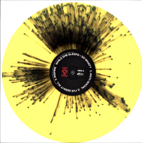 While She Sleeps-So What yellow black splatter-LP Vinyl