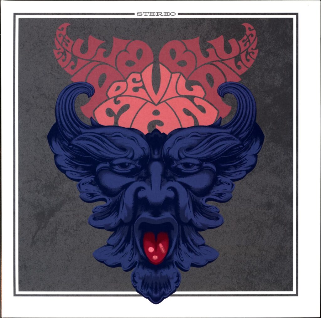 Blues Pills-Devil Man signed blue-10 Vinyl