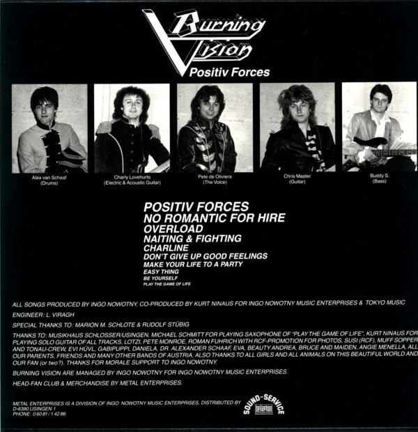 Burning Vision-Positiv Forces-LP Vinyl