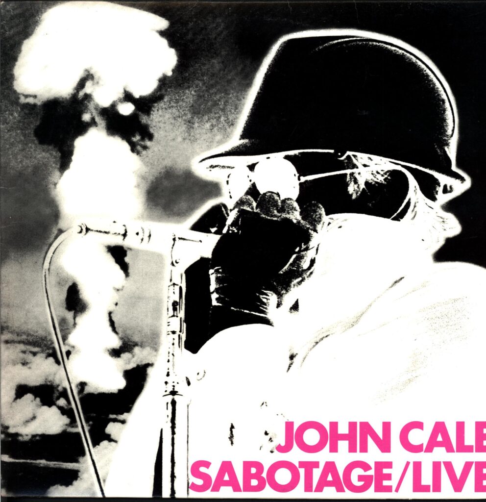 John Cale-Sabotage Live-LP Vinyl