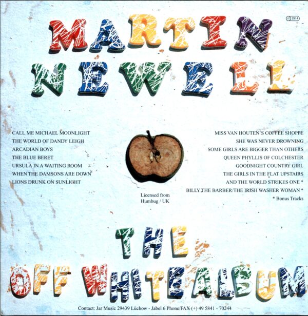 Martin Newell-The Off White Album-LP Vinyl