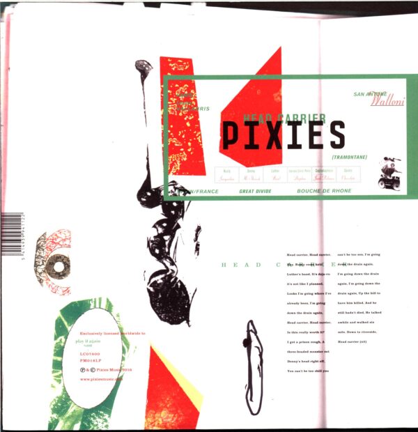 Pixies-Head Carrier-LP Vinyl