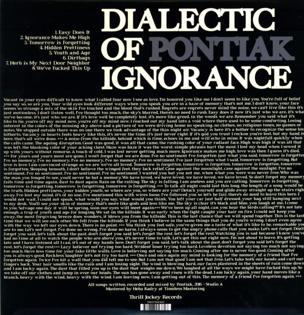 Pontiak-Dialectic Of Ignorance-LP Vinyl